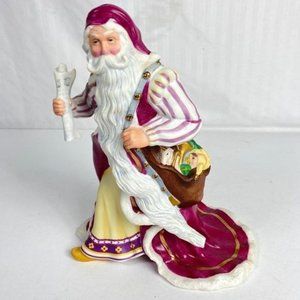 Vintage Lenox Pére Noel Christmas Porcelain Figurine 10.5" Santa Collection 1992